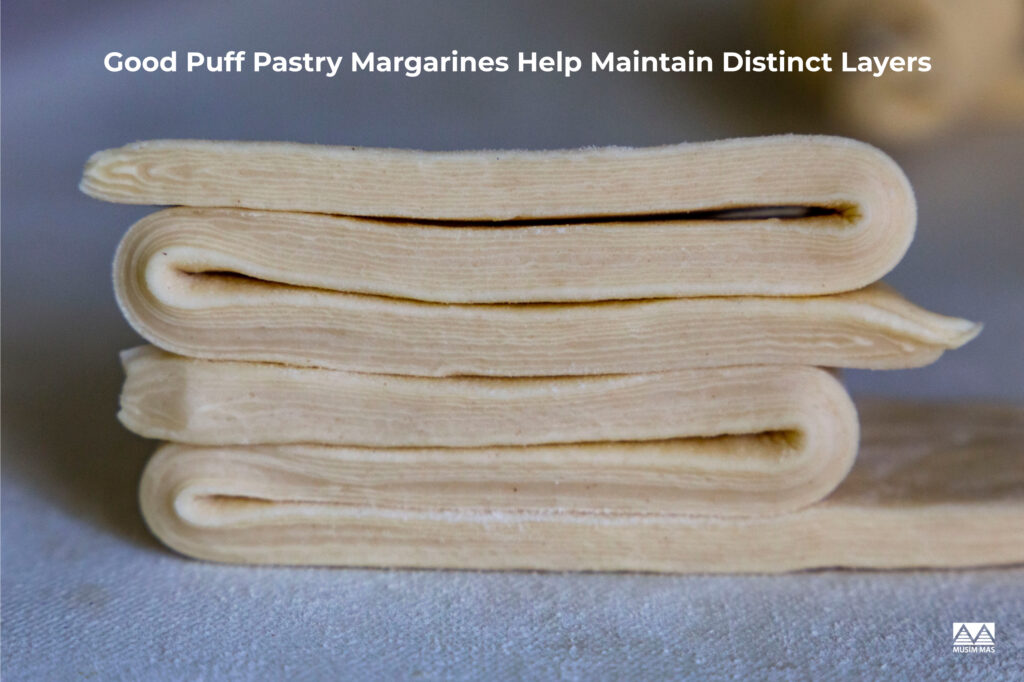 Puff pastry margarine